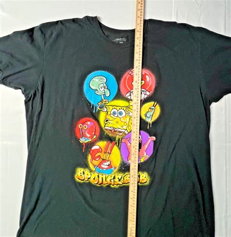 Spongebob Squarepants Nickelodeon Graphic T Shirt Men Gem