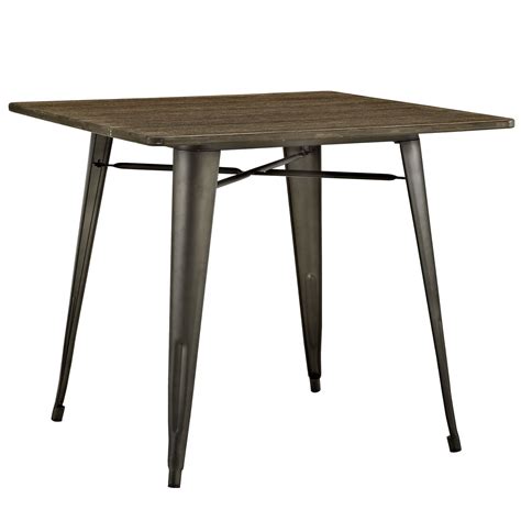 Alacrity 36 Inch Square Wood Dining Table Brown By Modern Living