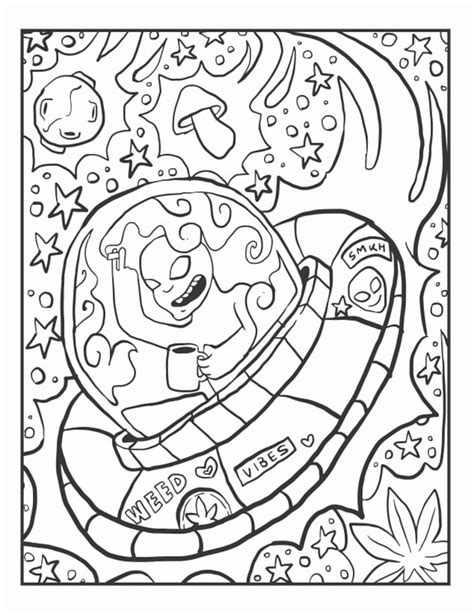 Free Printable Stoner Coloring Pages Pdf For Adult Coloringfolder