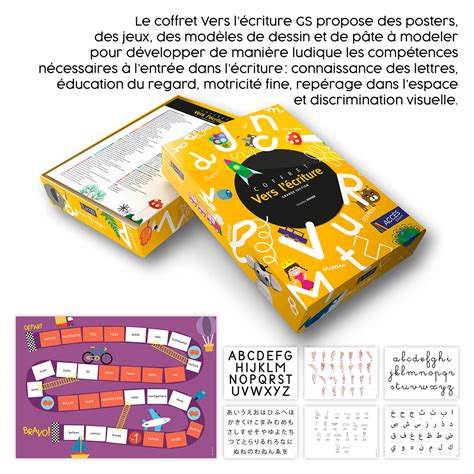 Coffret Vers l écriture GS Français ACCÈS Éditions