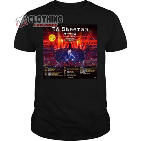 Ed Sheeran Mathematics Tour 2024 Merch Ed Sheeran Tour 2024 Shirt Ed