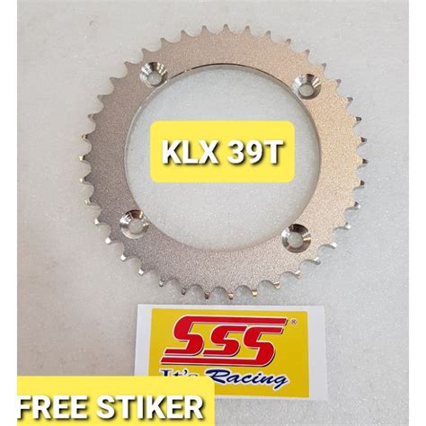 Jual GEAR GIR BELAKANG KAWASAKI KLX 150 DTRACKER 39 MATA SSS Shopee