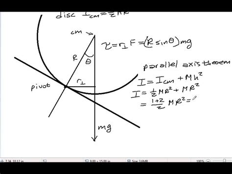 Final Velocity Of Disc Rolling Down Ramp Youtube