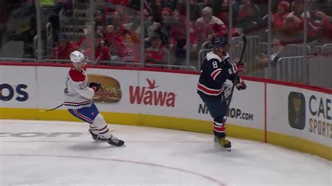 MTL WSH Ovechkin Scores Goal Against Samuel Montembeault Washington