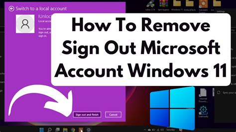 How To Sign Out Microsoft Account In Windows 11 Remove Microsoft