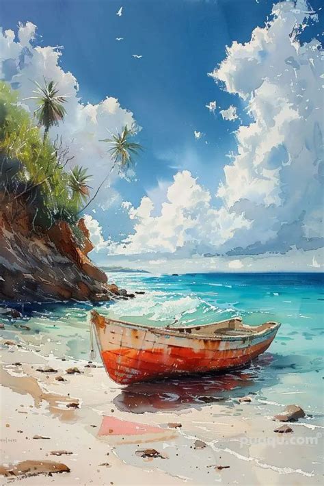 Creative Watercolor Painting Ideas Get Inspired Landscape Art Painting Seascape Paintings