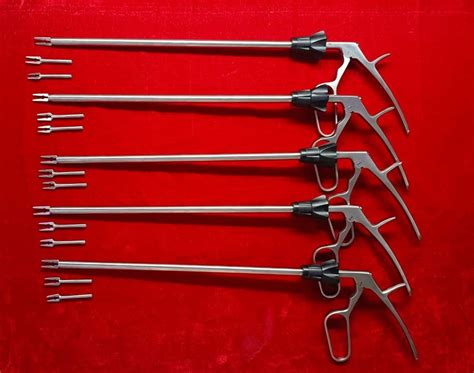 Laparoscopic Clip Applicator 10mmx330mm Small Jaw 3 In 1 High