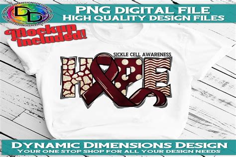 Hope Sickle Cell Awareness Graphic By Dynamic Dimensions Creative Fabrica