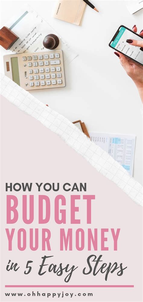 How To Budget Your Money In Easy Simple Steps Oh Happy Joy