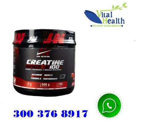 CREATINA IRON NUTRITION ULTRA PURE100 Tienda Naturista Bucaramanga