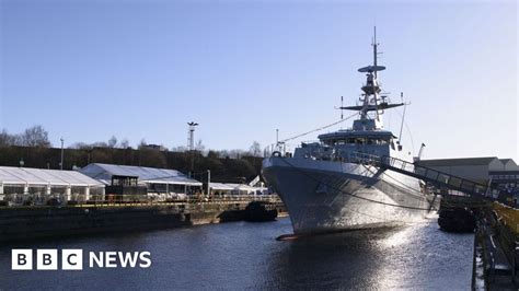 Royal Navy Patrol Vessel HMS Forth Is Formally Named On The Clyde BBC