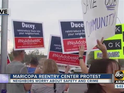 Protest Held To Oppose Phx Transitional Housing