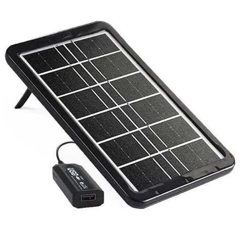 PANNEAU SOLAIRE USB 5V 6W Chargeur de Batterie de Panneau Solaire à