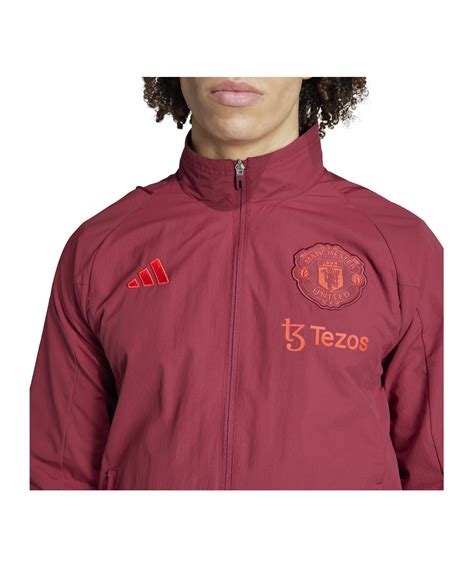 Adidas Manchester United Prematch Jacke Rot