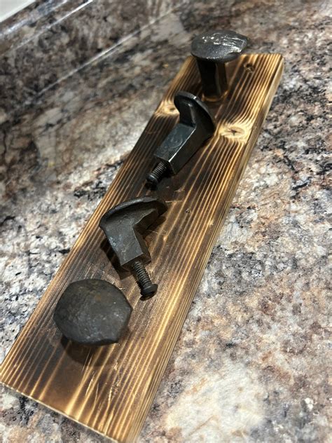 Railroad Spike Cabinet Knob Etsy