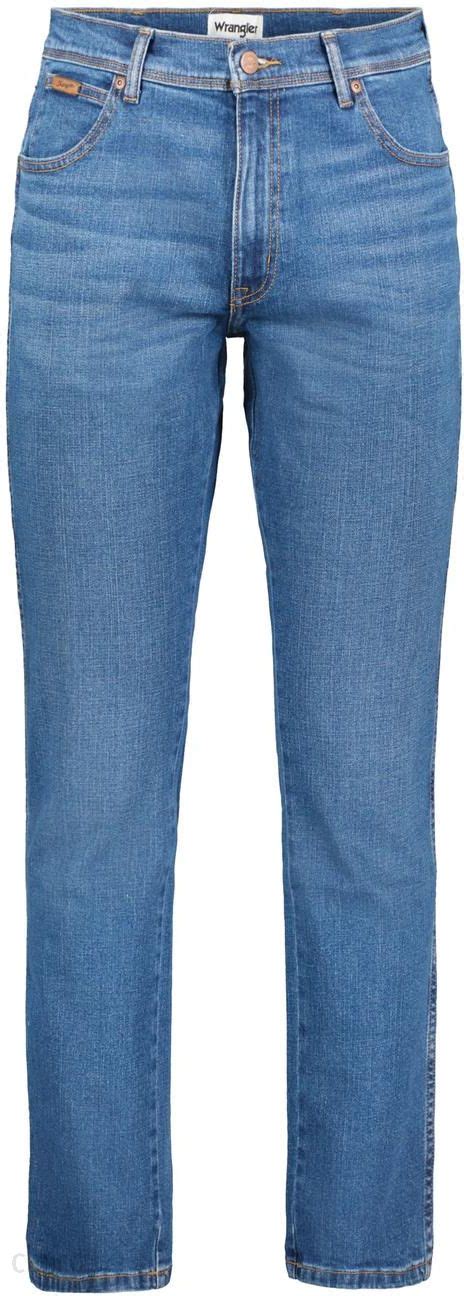 Wrangler Texas Slim M Skie Spodnie Jeansowe Bruised Blue W Shn Q