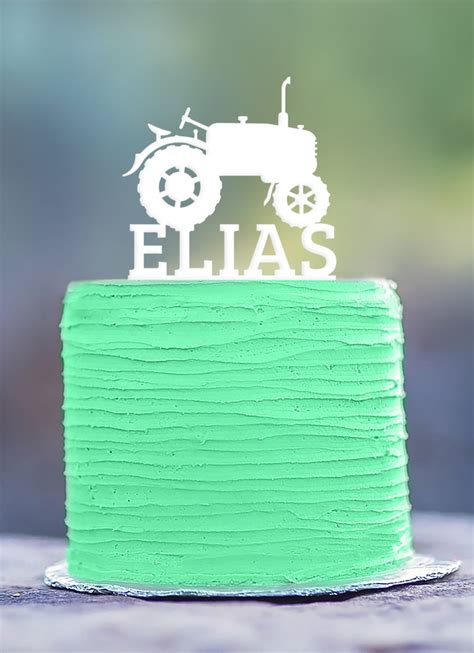 Tractor Cake Topper Traktor Topper Tortendeko Traktor Cake