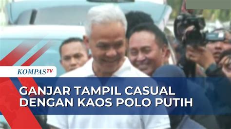 Ganjar Tampil Santai Didampingi Istri Saat Jalani Tes Kesehatan Di