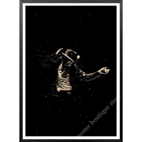 Affiche Murale Michael Jackson Affiche De Musique Affiche Pop De