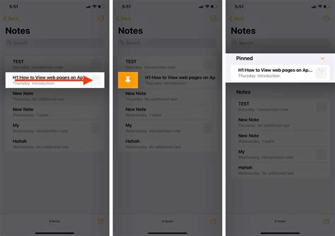 How To Pin A Note To The Top Of Your Notes List On The IPhone IPad