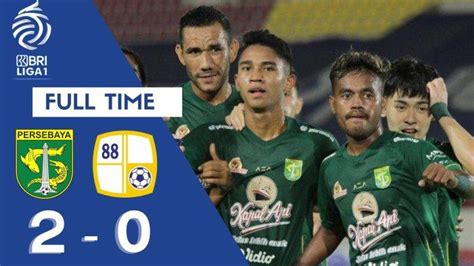 Hasil Skor Persebaya Vs Barito Putera 2 0 Duo Marselino Dan Taisei