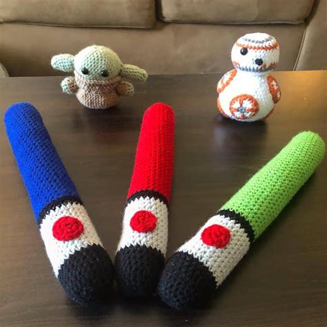 Lightsaber Toy Pattern Crochet Pattern Crochet Lightsaber Etsy