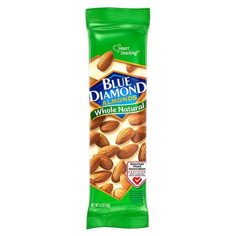 Blue Diamond Whole Natural Almonds 15 Oz 12 Count