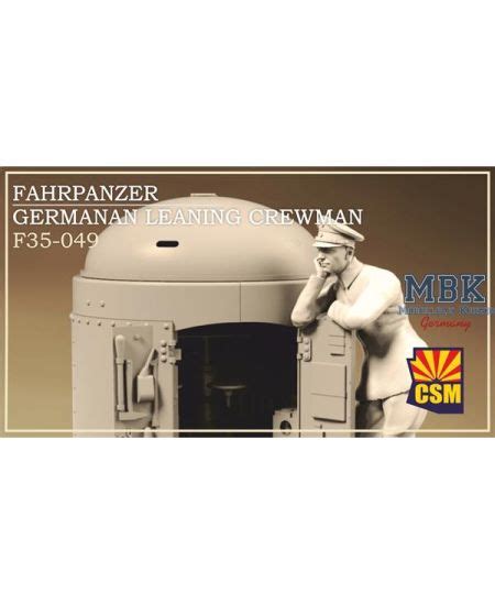 Figur Fahrpanzer German Leaning Crewman Copper State Models Bei