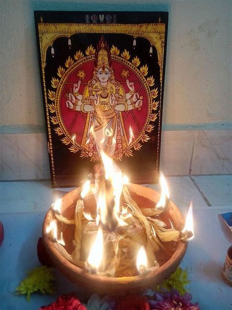 Kala Kshetram Deepa Lamp Offering To Sudarshana Chakra