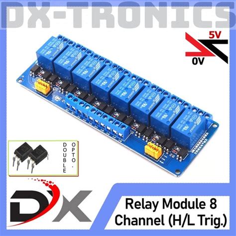 Jual Relay Module 8 Channel 5V Supports High And Low Trigger Arduino Di