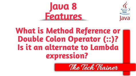 What Is Method Reference Or Double Colon Operator Java Java