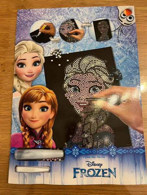 Tableau Sequins Elsa Reines Des Neiges Disney Beebs