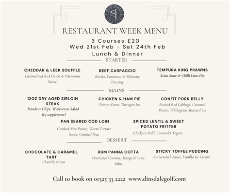 Darlington Restaurant Week 2024 Calendar Ashli Nertie