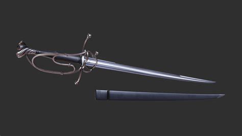 Swiss Saber 16th Century - Buy Royalty Free 3D model by franjacobo [07e8fa6] - Sketchfab Store