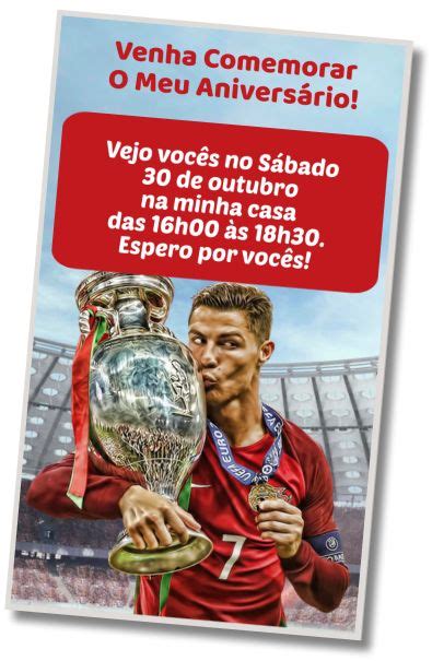 10 MELHORES Convites Cristiano Ronaldo WHATSAPP DIGITAL