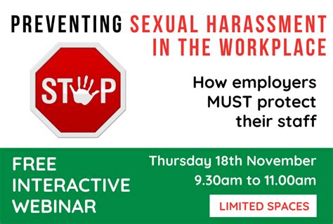 Preventing Sexual Harassment In The Workplace November 2021 The