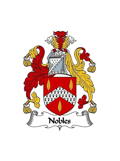 "Nobles Coat of Arms / Nobles Family Crest" T-shirt by ScotlandForever ...