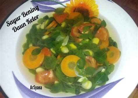 Resep Sayur Bening Daun Kelor Oleh F Mikayla Arsyana Cookpad