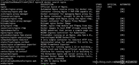 Docker安装Nginx docker nginx 官方镜像 CSDN博客