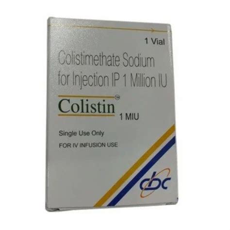 Colistin 1 Miu Injection At Rs 600vial Colistimethate Sodium