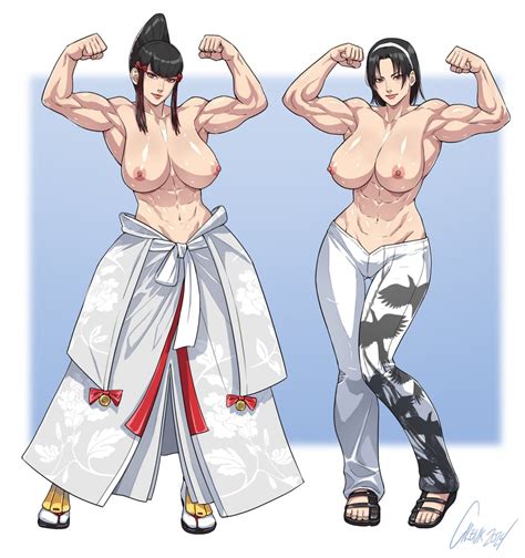 Kazama Jun And Mishima Kazumi Tekken And More Drawn By Cirenk