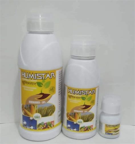 Black Bio Tech Grade Humistar Liquid Plant Growth Promoter Bottle