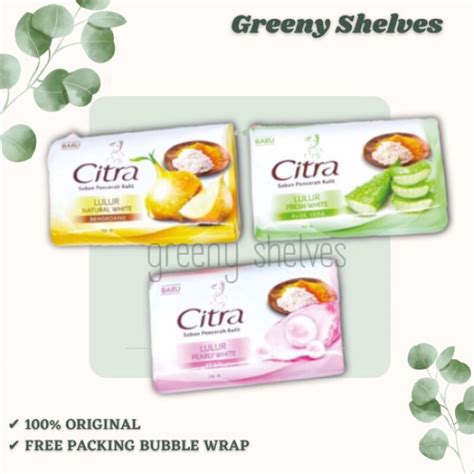 Jual Citra Sabun Mandi Lulur Bengkoang Pearly Glow Aloe Vera Gr