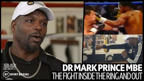 Life Stories Dr Mark Prince Obe From Fighting In The Ring To