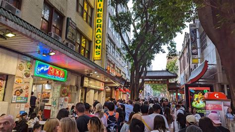 Packed Scenes During Lunar New Year 2023 At Haymarket Street Festival