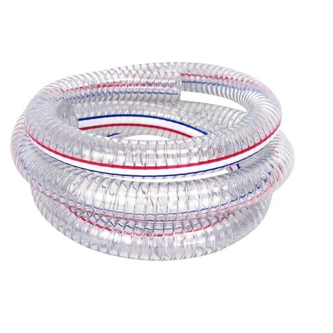 PVC Spiral Spring Reinforced Transparent Hose For Agricultural