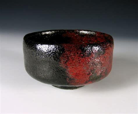 Raku Wood Fired Matcha Chawan Traditional Japanese Tea Ceremony Bowl