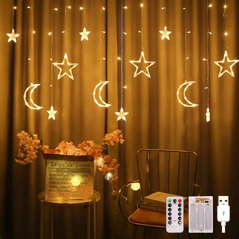 Yeahboom Led Ramadan Licht Stern Mond Lichterketten M Sterne Mond