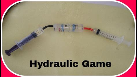 Diy Hydraulic Game Project For Fun Youtube