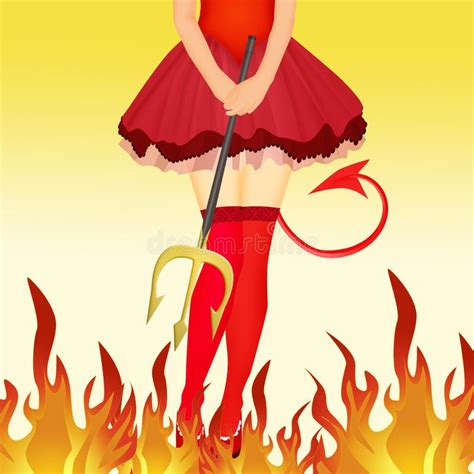 Legs Woman Devil Costume Gallows Stock Illustrations 2 Legs Woman